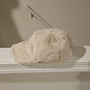Wyeth by Todd Magill Plush Faux Fur Beige Cap